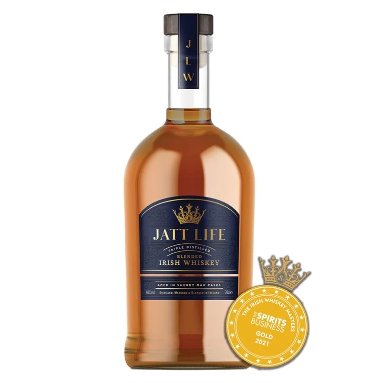 Gold Award Winning Jatt Life Blended Irish Whiskey
