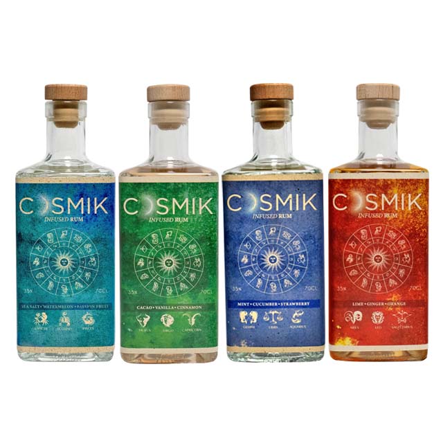 The Cosmik Rum Collection - Earth, Fire, Water, Air